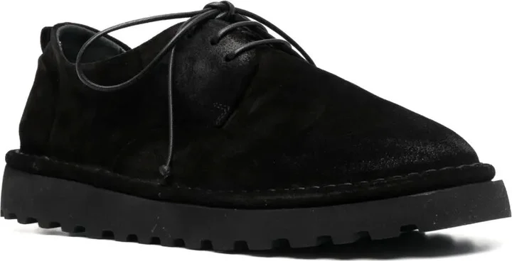 Round-Toe Suede Derby Shoes - Image 2
