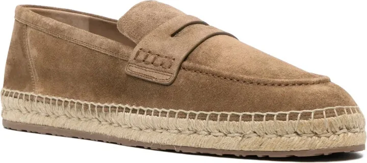 Round-Toe Suede Espadrilles - Image 2