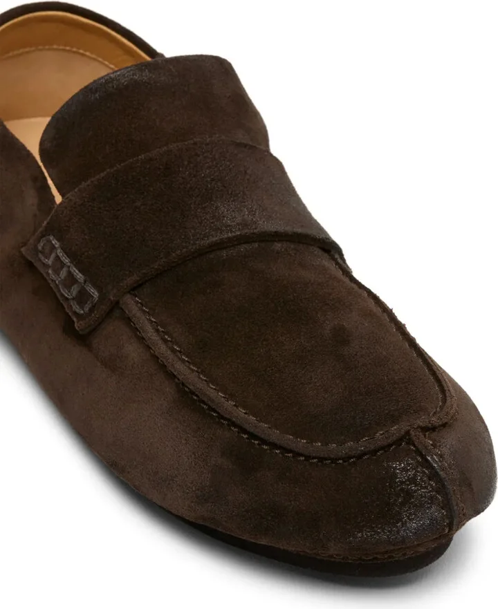 Round-Toe Suede Loafers - Image 4