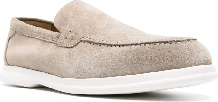 Round-Toe Suede Loafers - Image 2