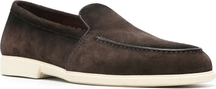 Round-Toe Suede Loafers - Image 2
