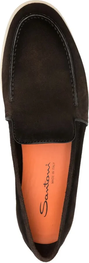 Round-Toe Suede Loafers - Image 4