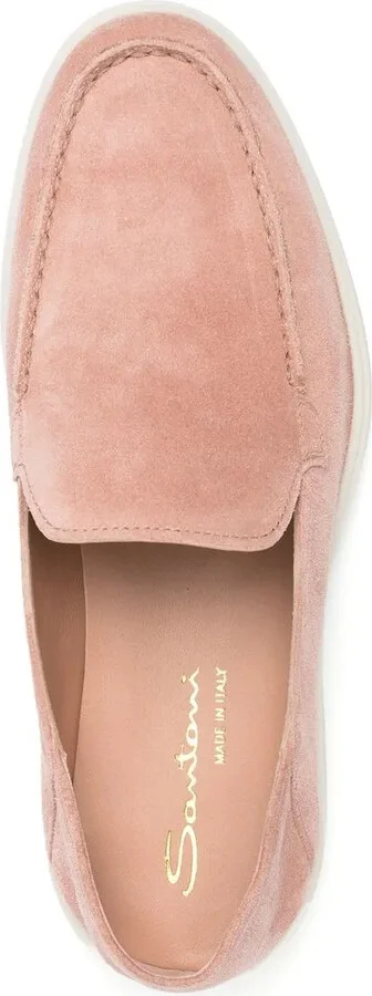 Round-Toe Suede Loafers - Image 4