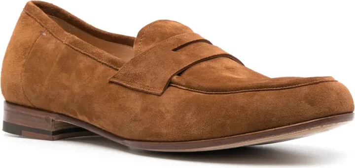 Round-Toe Suede Loafers - Image 2