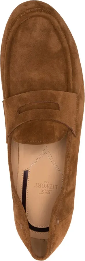 Round-Toe Suede Loafers - Image 4