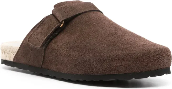 Round-Toe Suede Mules - Image 2