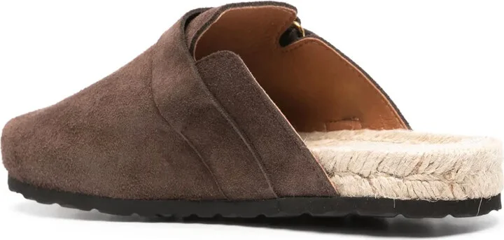 Round-Toe Suede Mules - Image 3