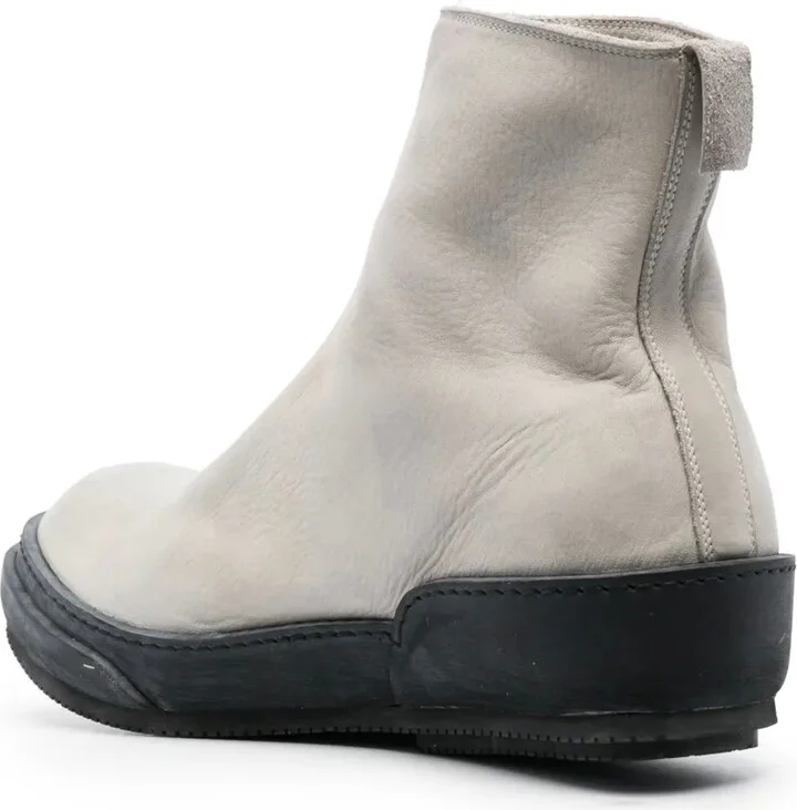 Round-Toe Zip-Up Boots - Image 3