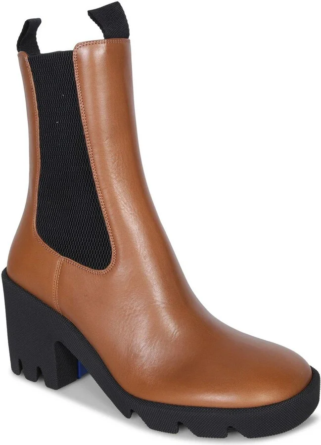 Roundtoe Heeled Ankle Boots - Image 2