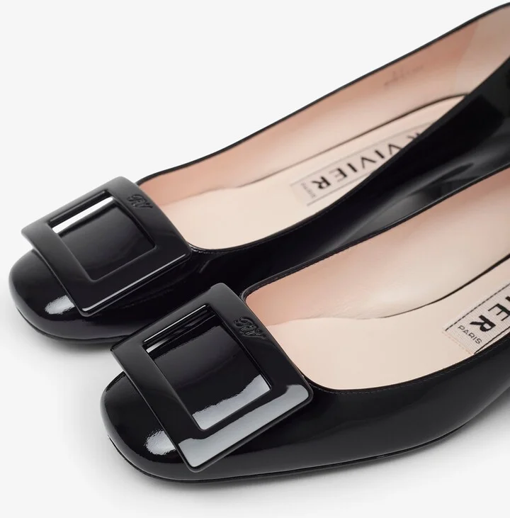 Roundy 25 black patent pumps - Image 3