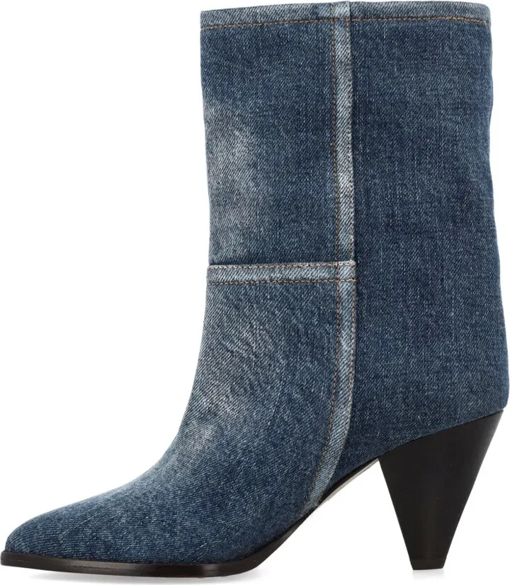 Rouxa 75mm denim boots - Image 3