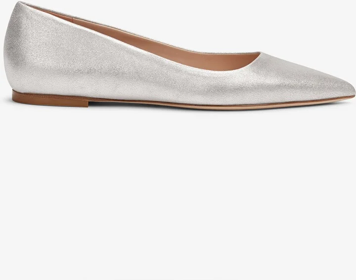 Rowan Flat - Brushed Metallic - Silver - Image 2