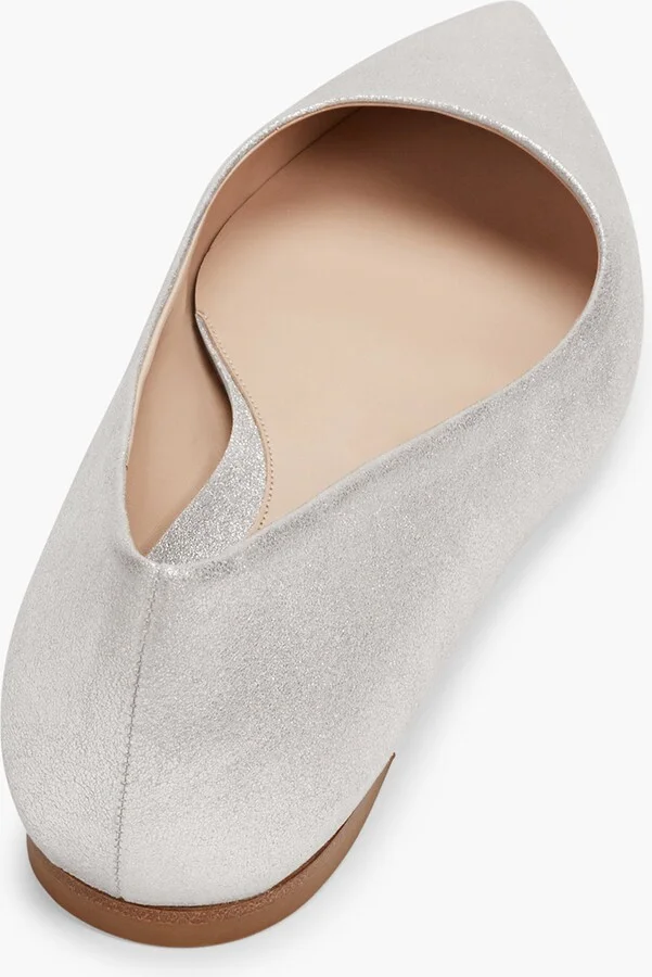 Rowan Flat - Brushed Metallic - Silver - Image 4