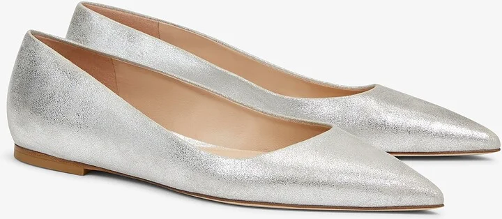 Rowan Flat - Brushed Metallic - Silver