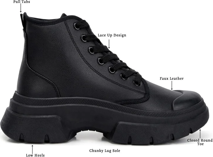 Roxane Chunky Combat Boot - Image 9