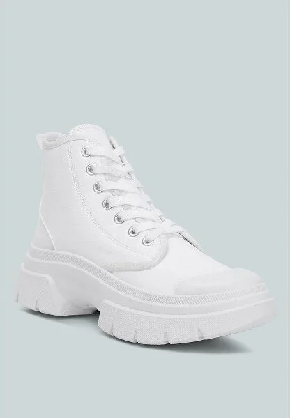 Roxane Chunky Lace Up Boots Women - Image 2