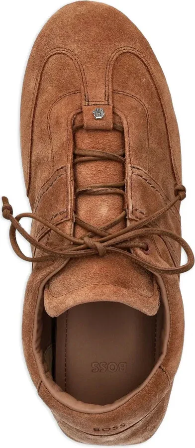 Roxanne lace-up suede trainers - Image 3