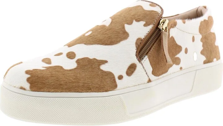 Roxbury Womens Leather Pony Hair Fashion Loafers