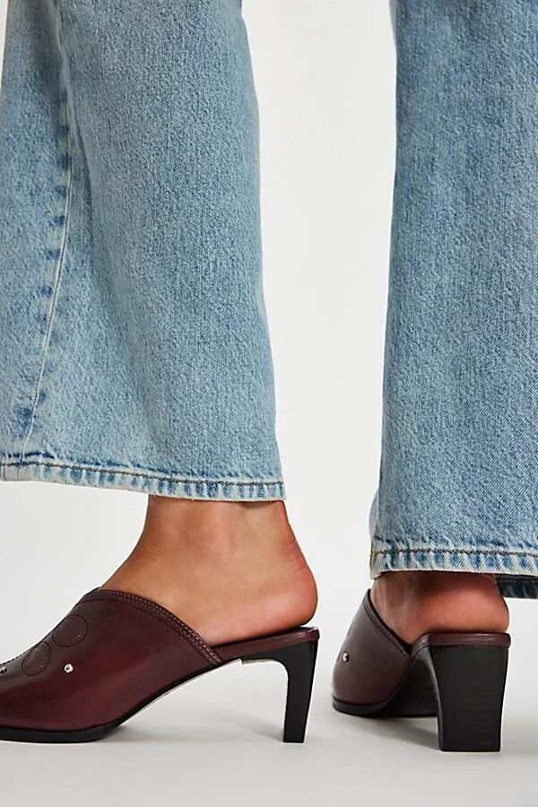 Roxi Metal Tip Mules - Image 3