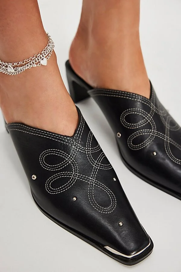 Roxi Metal Tip Mules