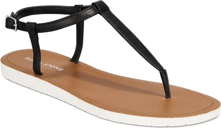 Roxxie Womens Faux Leather Ankle Strap Flats