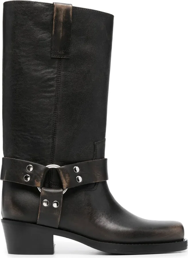 Roxy 45mm leather biker boots