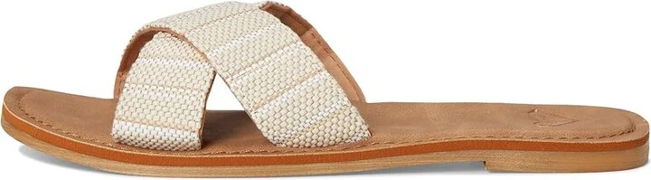 Roxy Andreya Raffia Women's Sandals Raffia Beige : 6 M, Synthetic - Image 6