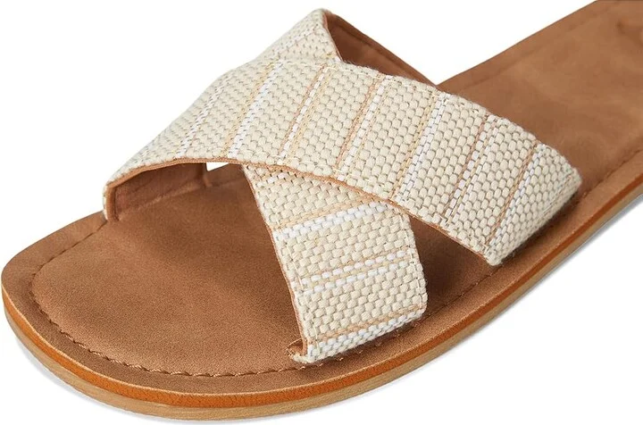 Roxy Andreya Raffia Women's Sandals Raffia Beige : 6 M, Synthetic - Image 7