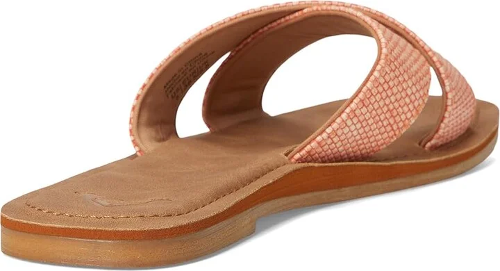 Roxy Andreya Raffia Women's Sandals Raffia Coral : 8 M, Synthetic - Image 4