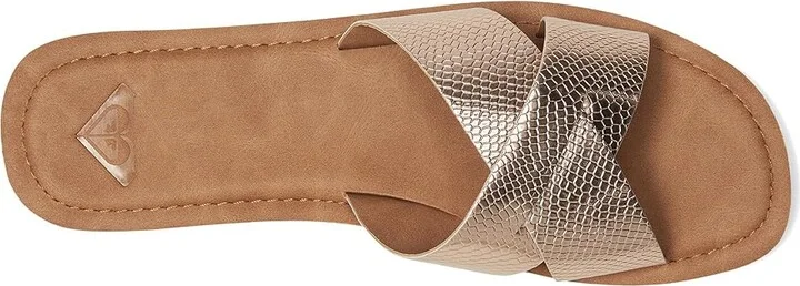 Roxy ANDREYA Women's Shoes Emb Snake Champagne : 7 M, Synthetic - Image 2