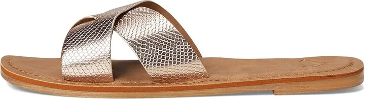 Roxy ANDREYA Women's Shoes Emb Snake Champagne : 7 M, Synthetic - Image 6