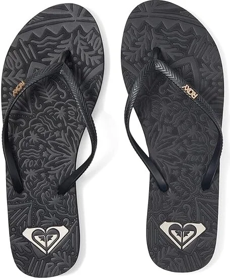 Roxy Antilles II Sandals Women's Shoes Black : 10 M