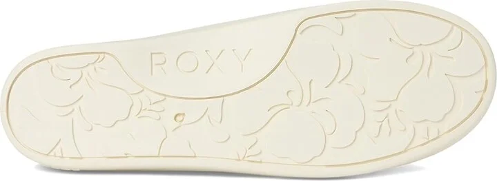 Roxy Bayshore Plus Lx Women's Slip on Shoes Embossed Other Beige : 7 M, Faux Leather - Image 3