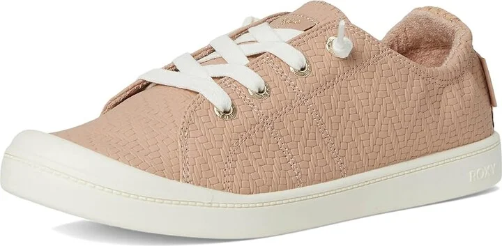 Roxy Bayshore Plus Lx Women's Slip on Shoes Embossed Other Beige : 7 M, Faux Leather - Image 5