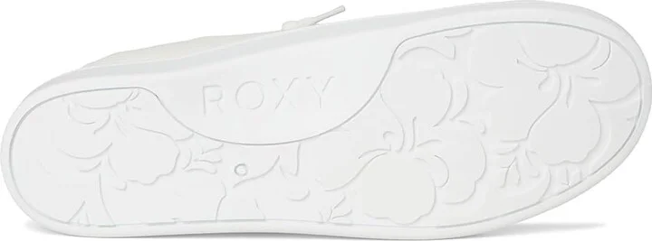 Roxy Bayshore Plus Lx Women's Slip on Shoes Tumbled White : 8.5 M, Faux Leather - Image 3