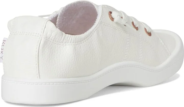 Roxy Bayshore Plus Lx Women's Slip on Shoes Tumbled White : 8.5 M, Faux Leather - Image 4