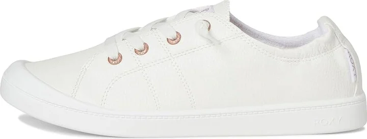 Roxy Bayshore Plus Lx Women's Slip on Shoes Tumbled White : 8.5 M, Faux Leather - Image 6