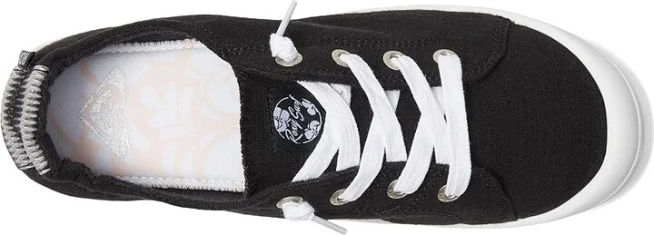 Roxy Bayshore Plus Women's Shoes Black/White : 12 M, Textile - Image 2