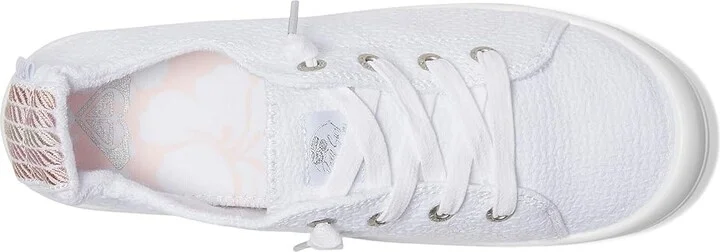 Roxy Bayshore Plus Women's Shoes White/White : 10 M, Textile - Image 2