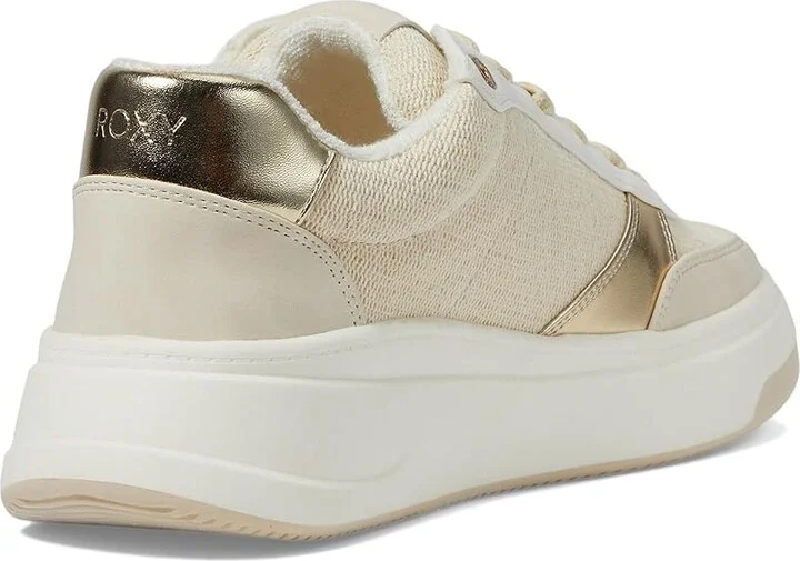 Roxy Carver Women's Shoes Cream : 8 M, Leather - Image 4