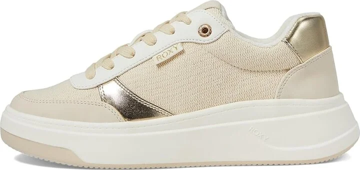 Roxy Carver Women's Shoes Cream : 8 M, Leather - Image 6