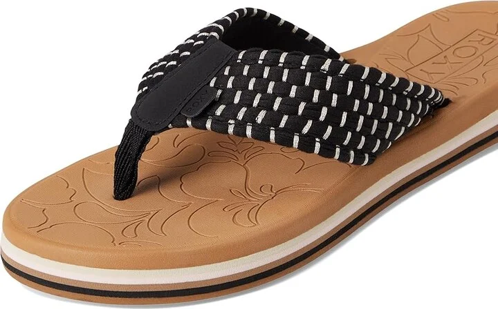 Roxy Colbee Hi Women's Wedge Shoes Black Combo : 8 M, Textile - Image 7
