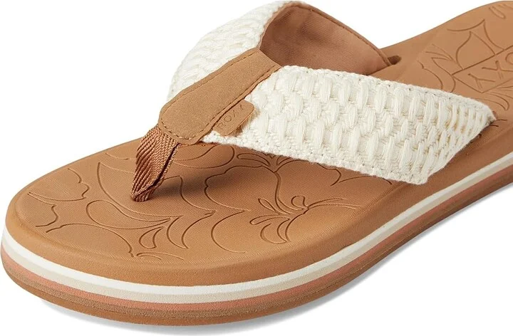 Roxy Colbee Hi Women's Wedge Shoes Cream : 11 M, Textile - Image 7