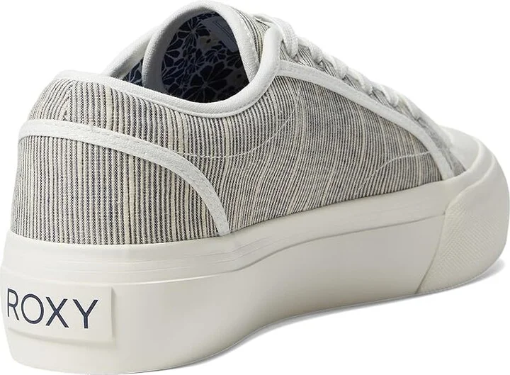 Roxy Cruizer Women's Slip on Shoes Navy White : 10 M, Rubber - Image 4