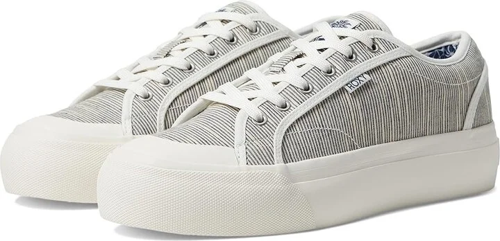 Roxy Cruizer Women's Slip on Shoes Navy White : 10 M, Rubber