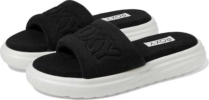 Roxy Gelato Women's Sandals Black : 6 M, Synthetic