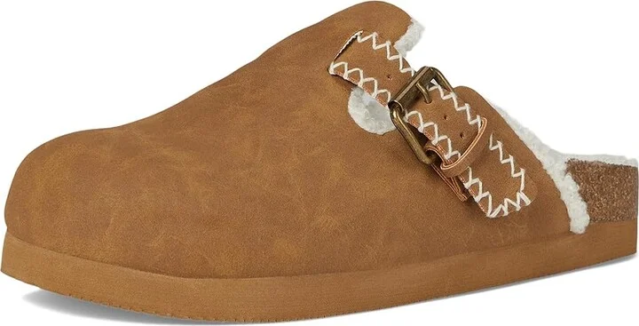 Roxy Honey Clog Women's Shoes Light Brown : 8 M, Leather - Image 5