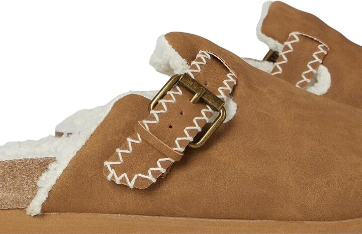 Roxy Honey Clog Women's Shoes Light Brown : 8 M, Leather - Image 7