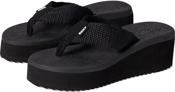 Roxy Kallie II Women's Shoes Black : 10 M, Synthetic/Textile