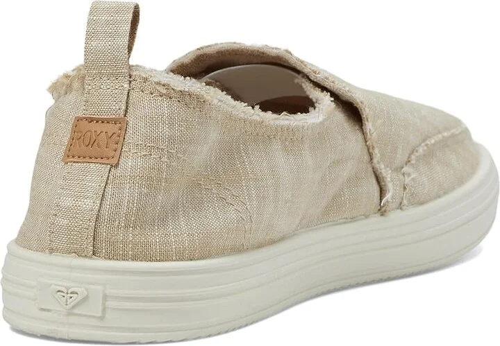 Roxy Lola Women's Shoes Natural : 9.5 M, Cotton/Rubber - Image 4